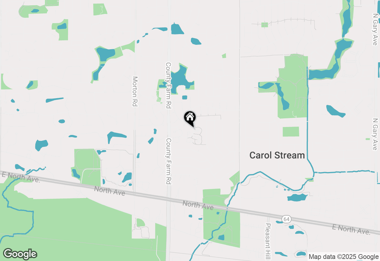 Map of 515 Dakota Court, Carol Stream, IL 60188