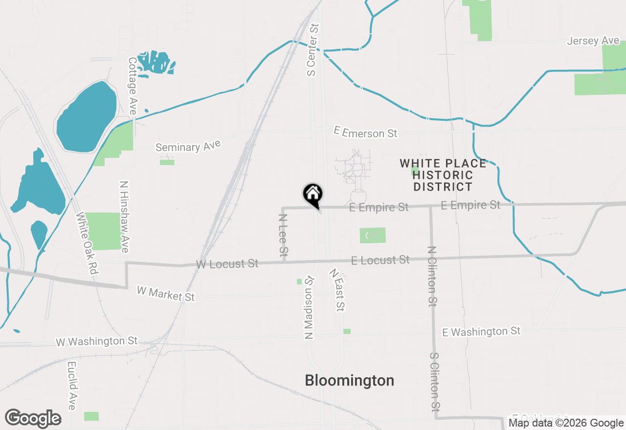 Map of 910 N Center Street, Bloomington, IL 61701