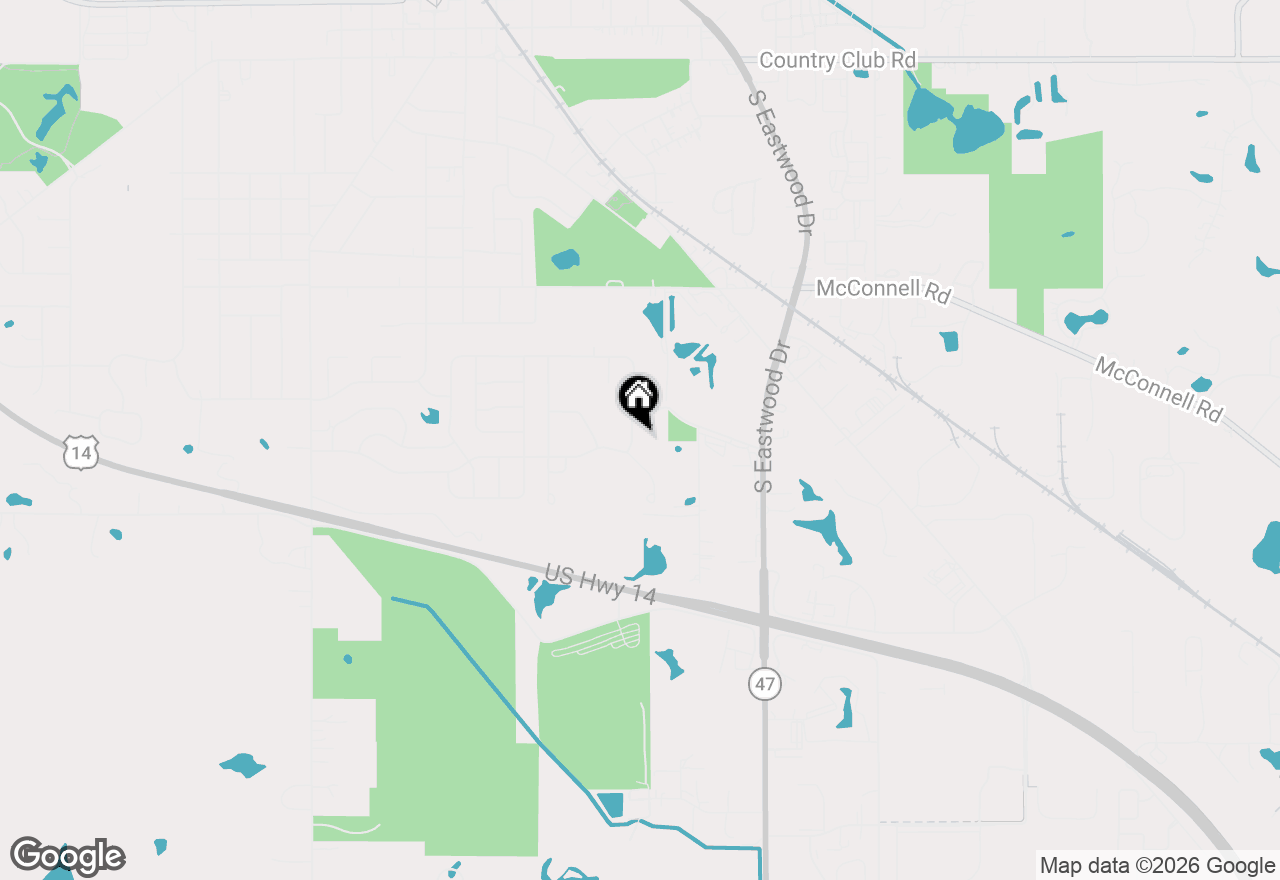 Map of 1401 Savanna Lane, Woodstock, IL 60098