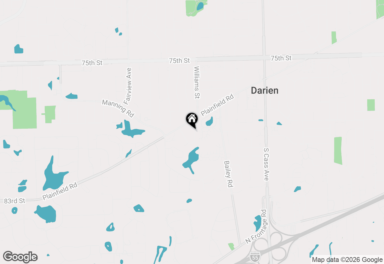 Map of 7918 Knottingham Circle #B, Darien, IL 60561