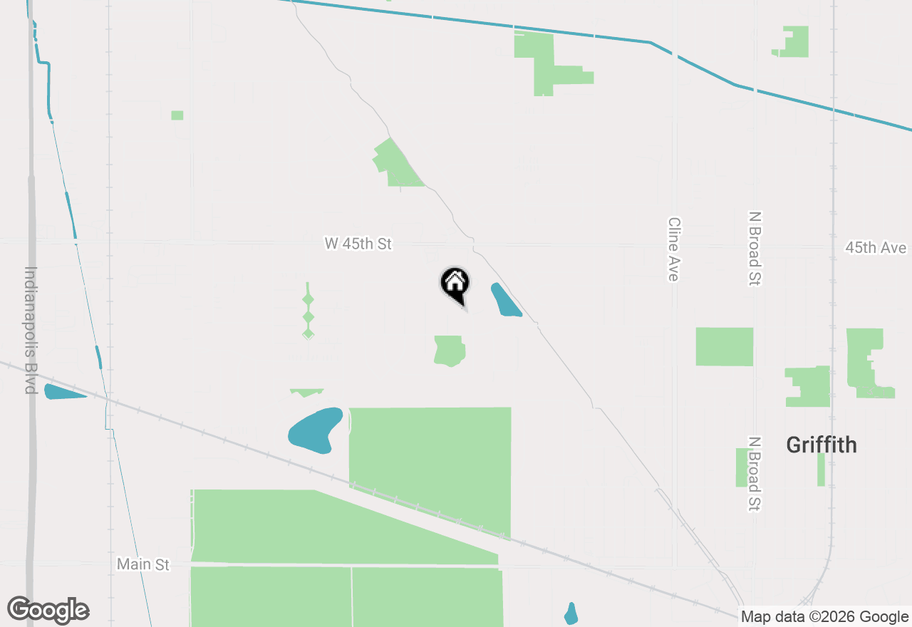 Map of 713 N Robin Court, Griffith, IN 46319