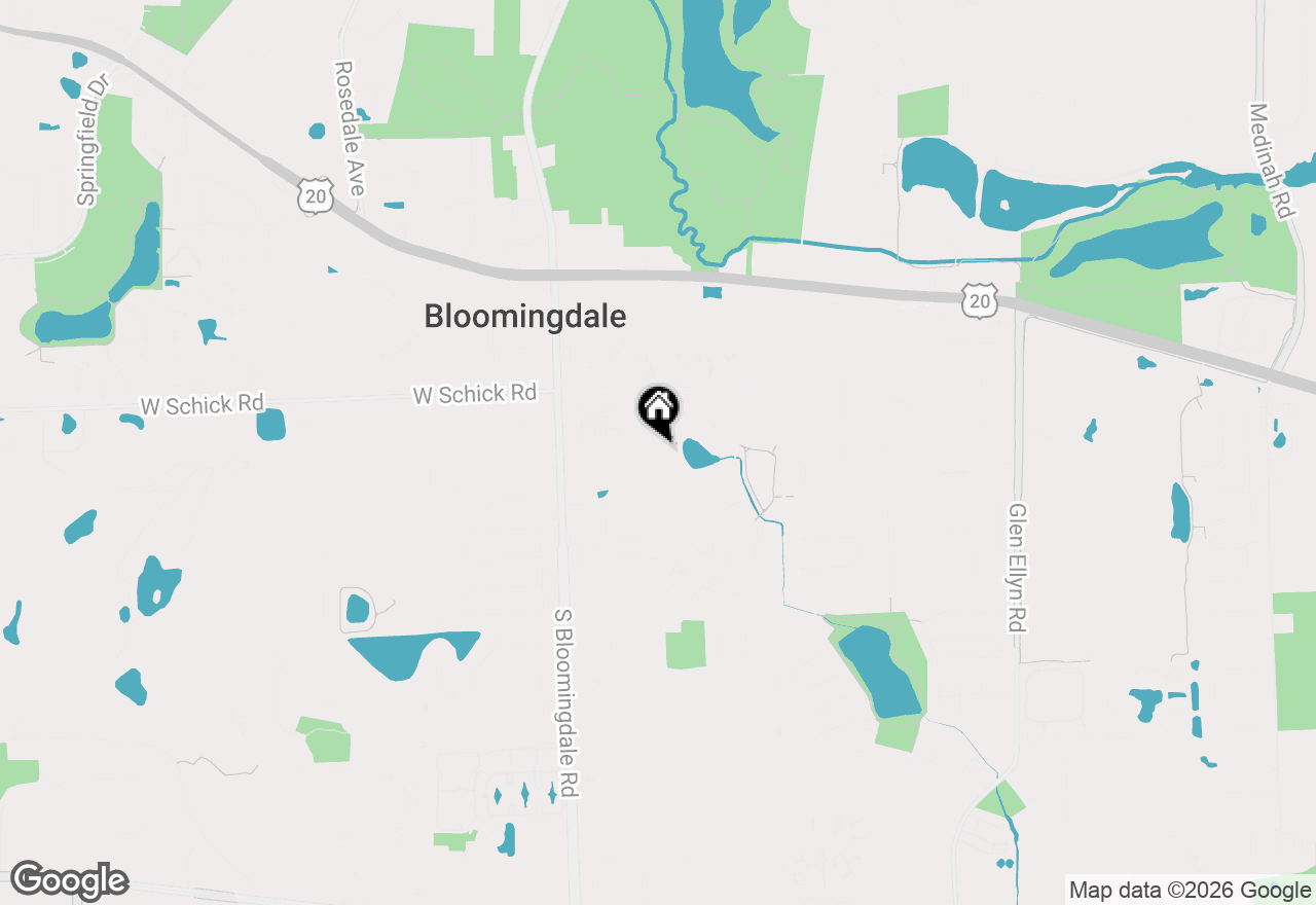 Map of 162 Braintree Drive, Bloomingdale, IL 60108