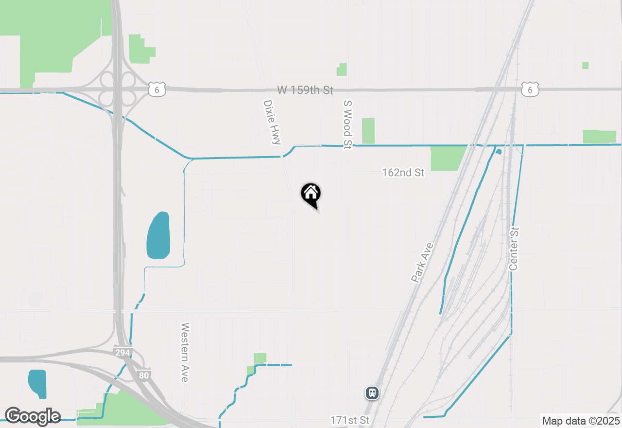 Map of 16333 Winchester Avenue, Markham, IL 60428