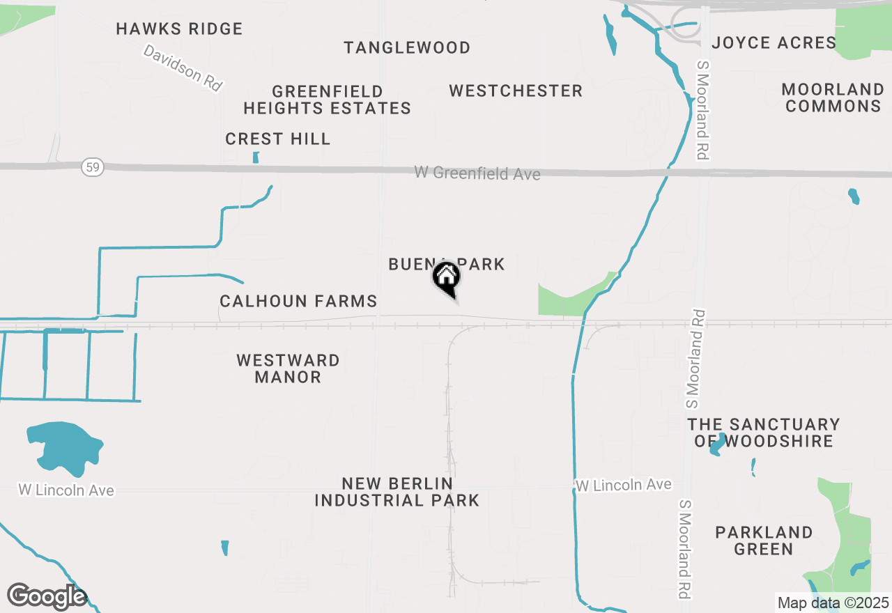 Map of 16835 W Roosevelt Ave, New Berlin, WI 53151