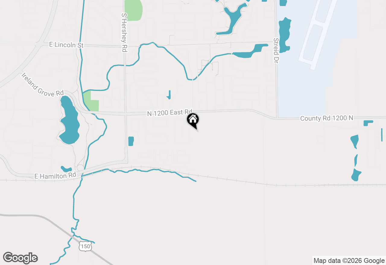 Map of 53 Brookstone Circle, Bloomington, IL 61704