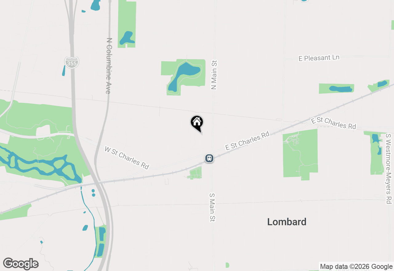 Map of 48 N Park Avenue #2, Lombard, IL 60148
