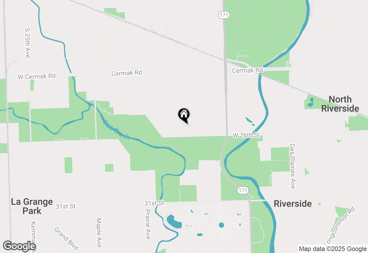 Map of 2522 S 6th Avenue, North Riverside, IL 60546