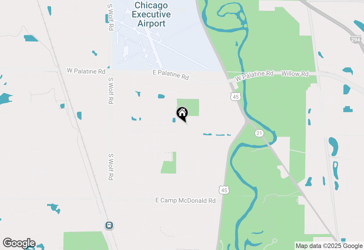 Map of 810 E Old Willow Road #209, Prospect Heights, IL 60070