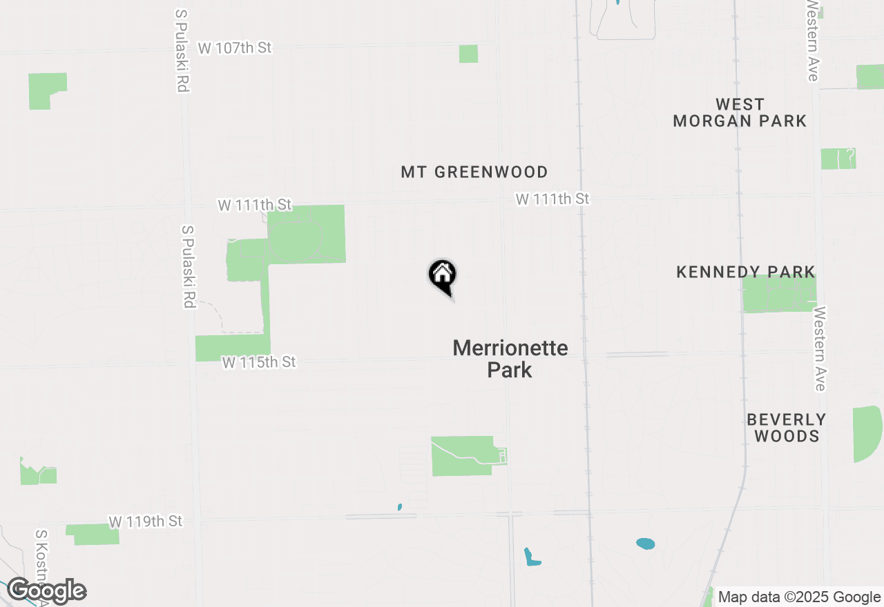 Map of 3334 W 114th Street, Chicago, IL 60655