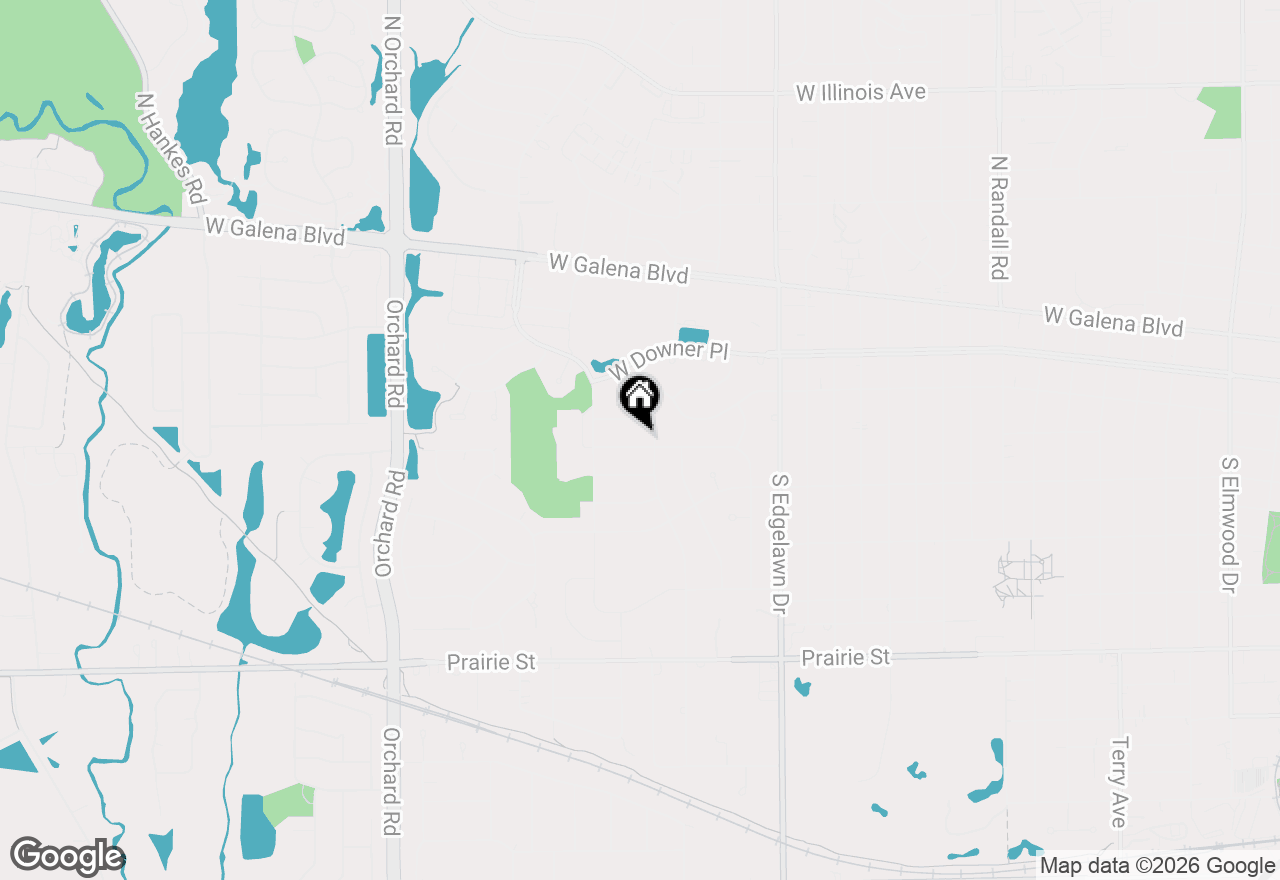 Map of 2021 Alschuler Drive, Aurora, IL 60506