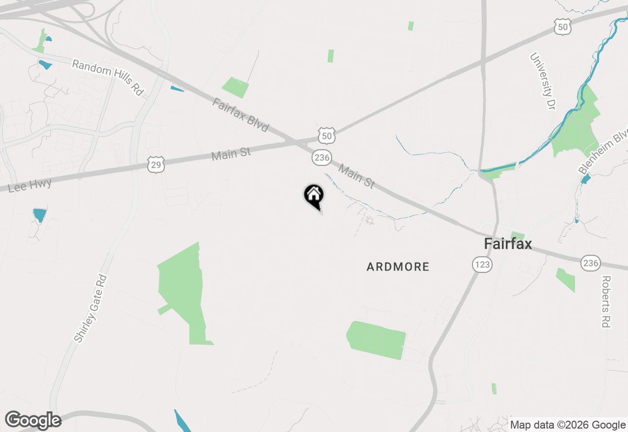 Map of 4040 Poplar Street, Fairfax, VA 22030