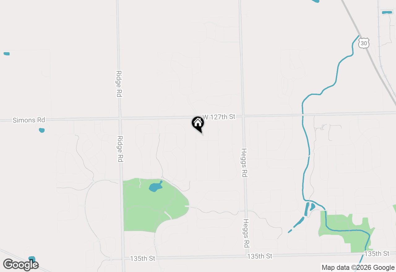 Map of 12755 S Elizabeth Drive, Plainfield, IL 60585