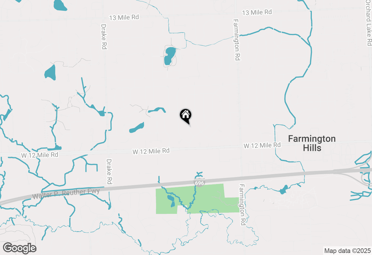 Map of 28095 Hawberry Road, Farmington Hills, MI 48331