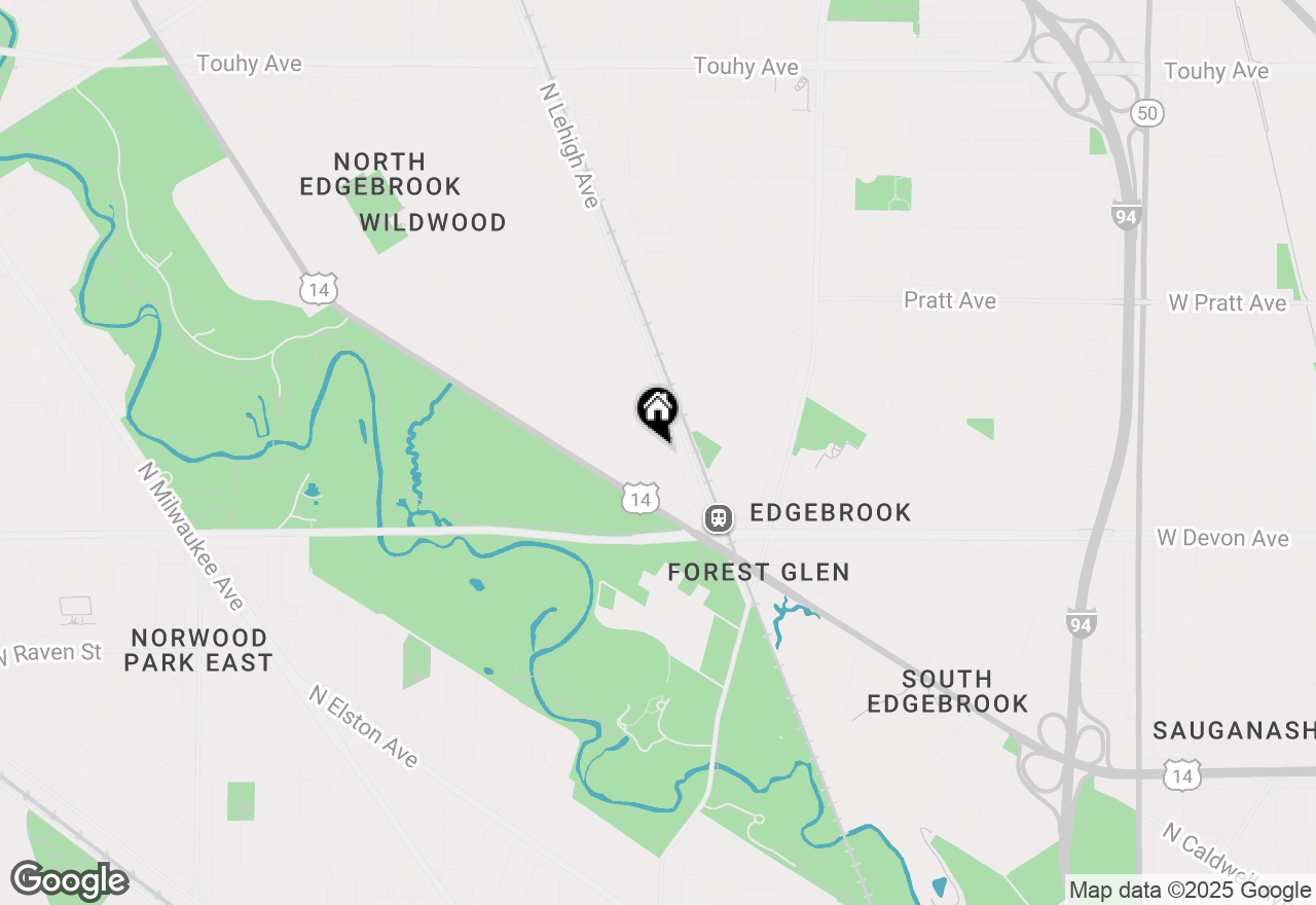 Map of 6551 N Waukesha Avenue, Chicago, IL 60646