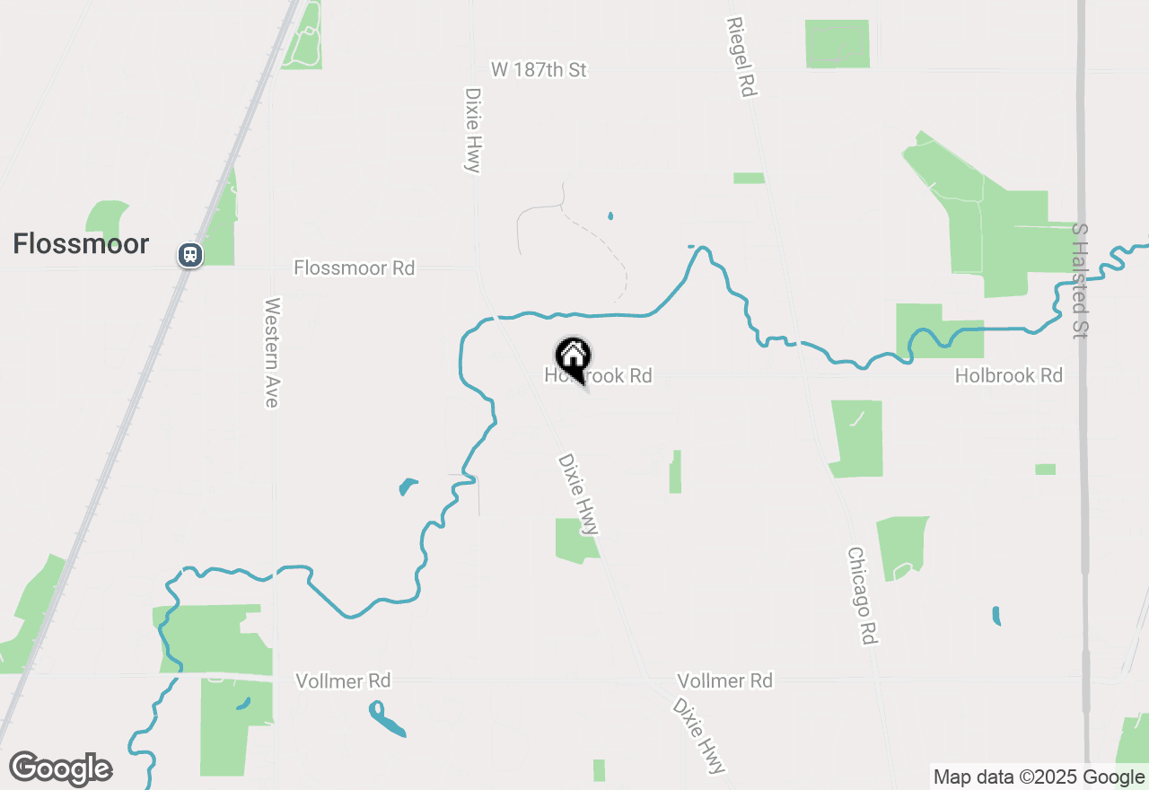 Map of 8 Gianna Drive, Flossmoor, IL 60422