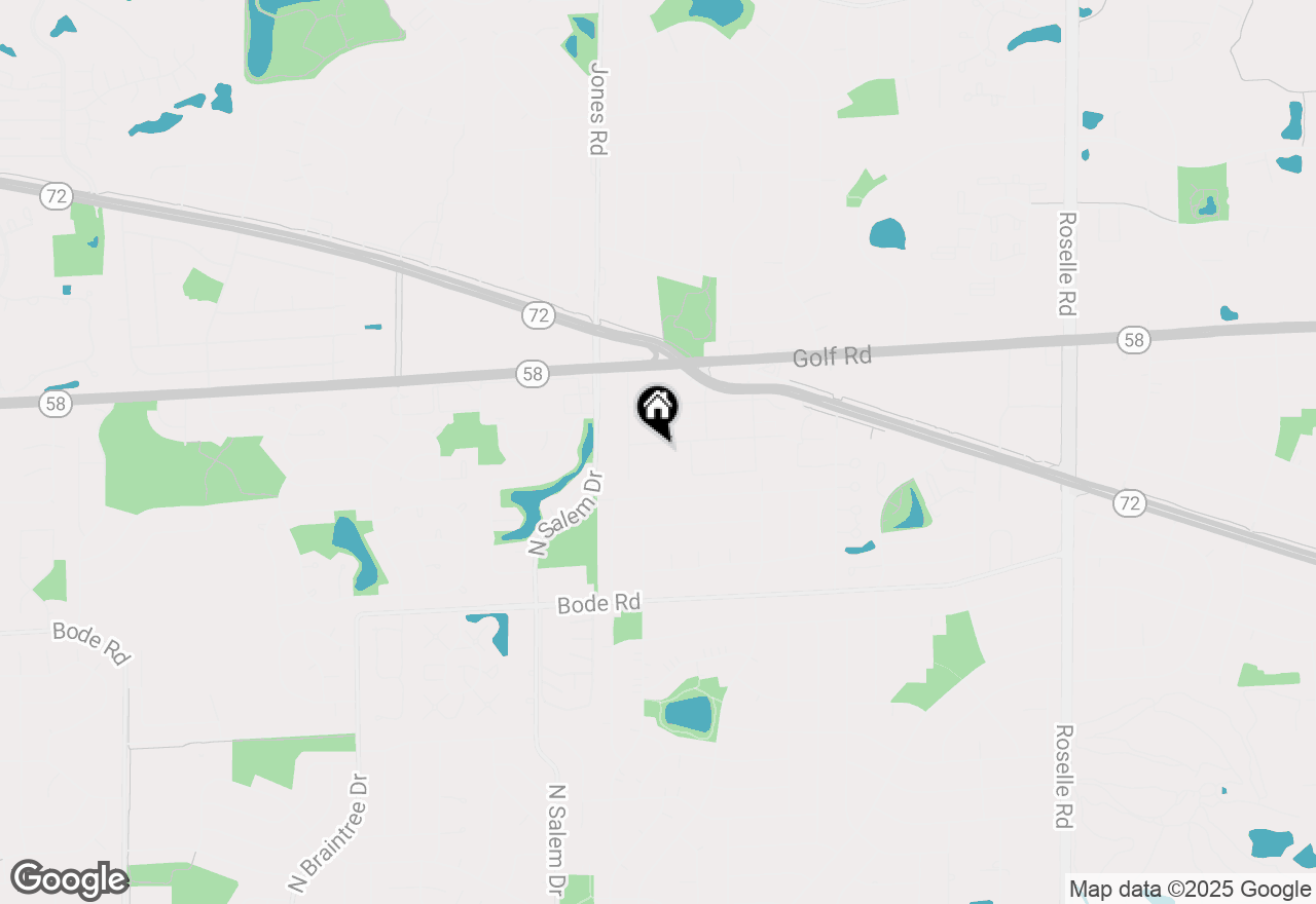 Map of 735 Hill Drive #2-210, Hoffman Estates, IL 60194