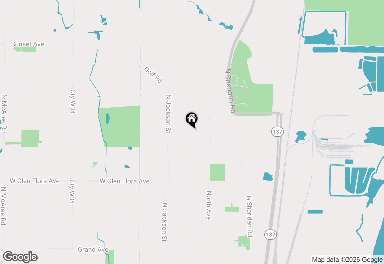 Map of 621 W Keith Avenue, Waukegan, IL 60085