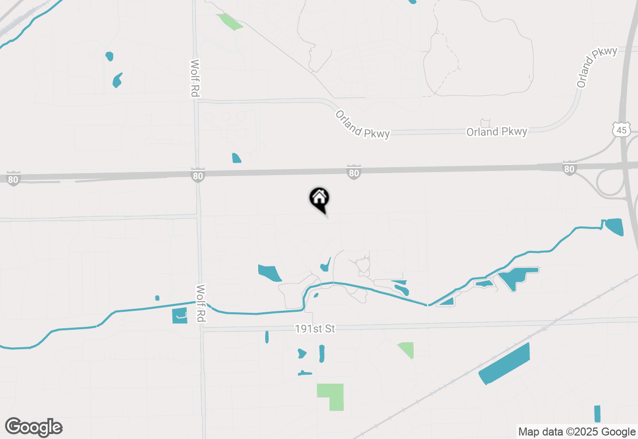 Map of 10754 Canterbury Drive, Mokena, IL 60448