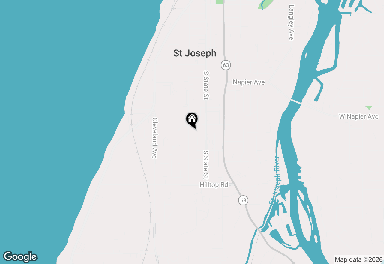 Map of 505 Highland Avenue, St. Joseph, MI 49085