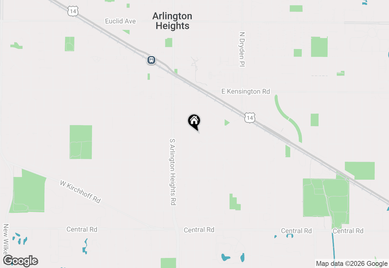 Map of 412 S Banbury Road, Arlington Heights, IL 60005