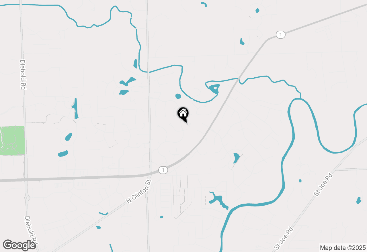 Map of 10914 Spring Oak Road, Fort Wayne, IN 46845