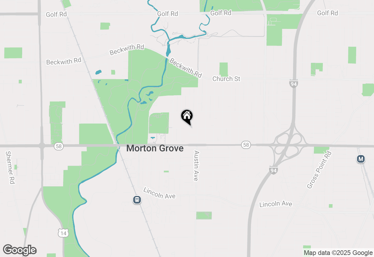 Map of 8850 Mcvicker Avenue, Morton Grove, IL 60053