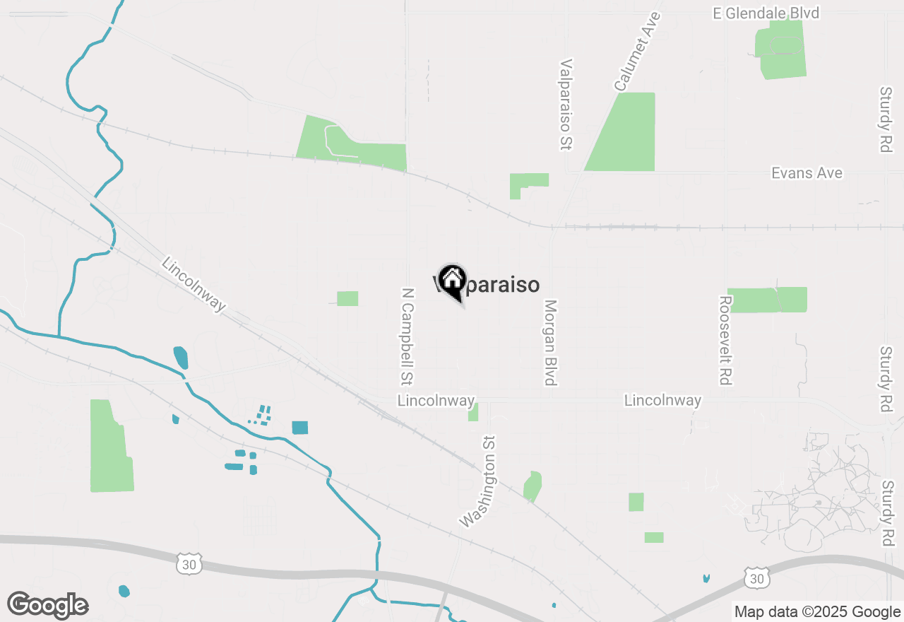 Map of 404 Napoleon Street, Valparaiso, IN 46383
