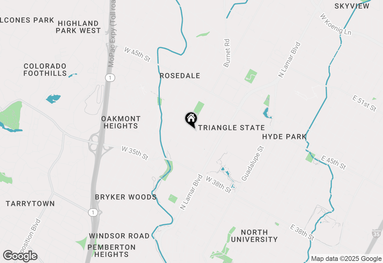 Map of 4013 Burnet Rd #B, Austin, TX 78756