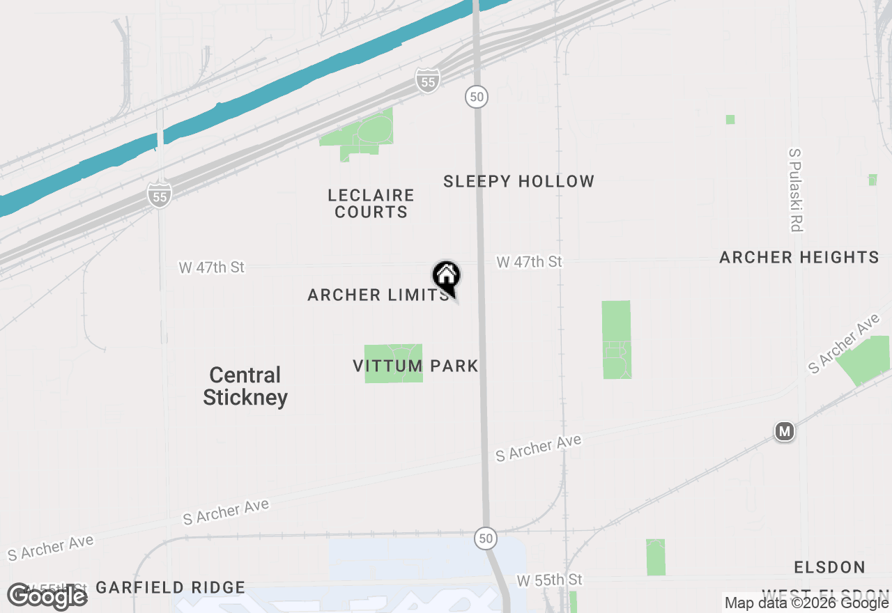 Map of 4801 S Lamon Avenue, Chicago, IL 60638