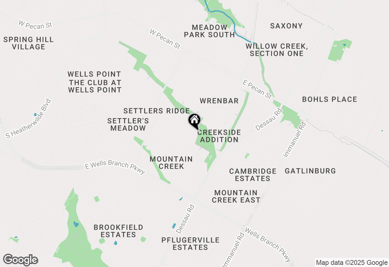 Map of 412 Settlers Valley Dr, Pflugerville, TX 78660