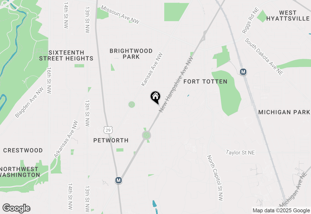 Map of 4620 4th Street Nw, Washington, DC 20011