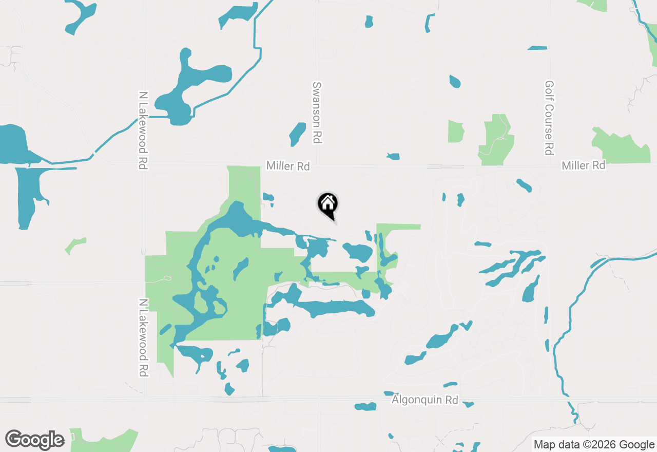 Map of 755 White Pine Circle, Lake In The Hills, IL 60156