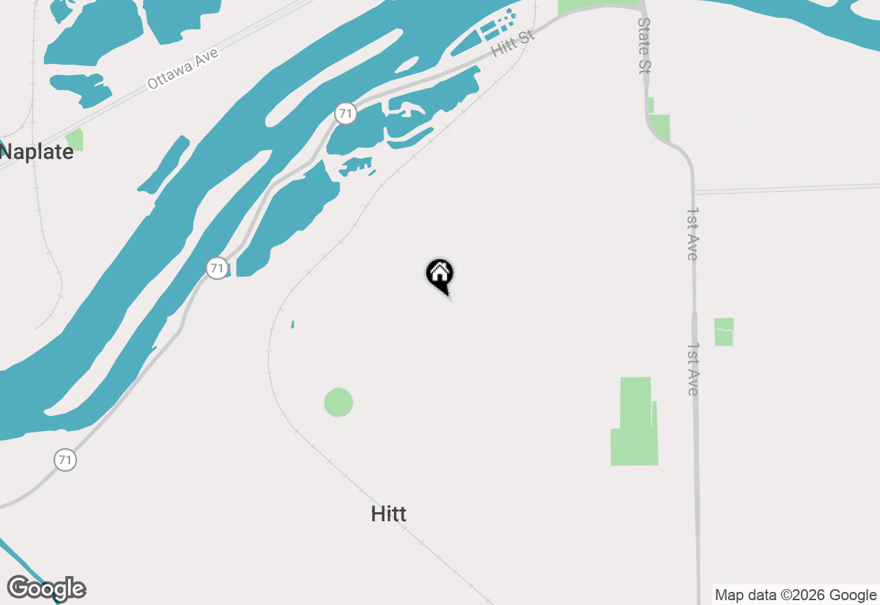 Map of 804 Banbury Street, Ottawa, IL 61350