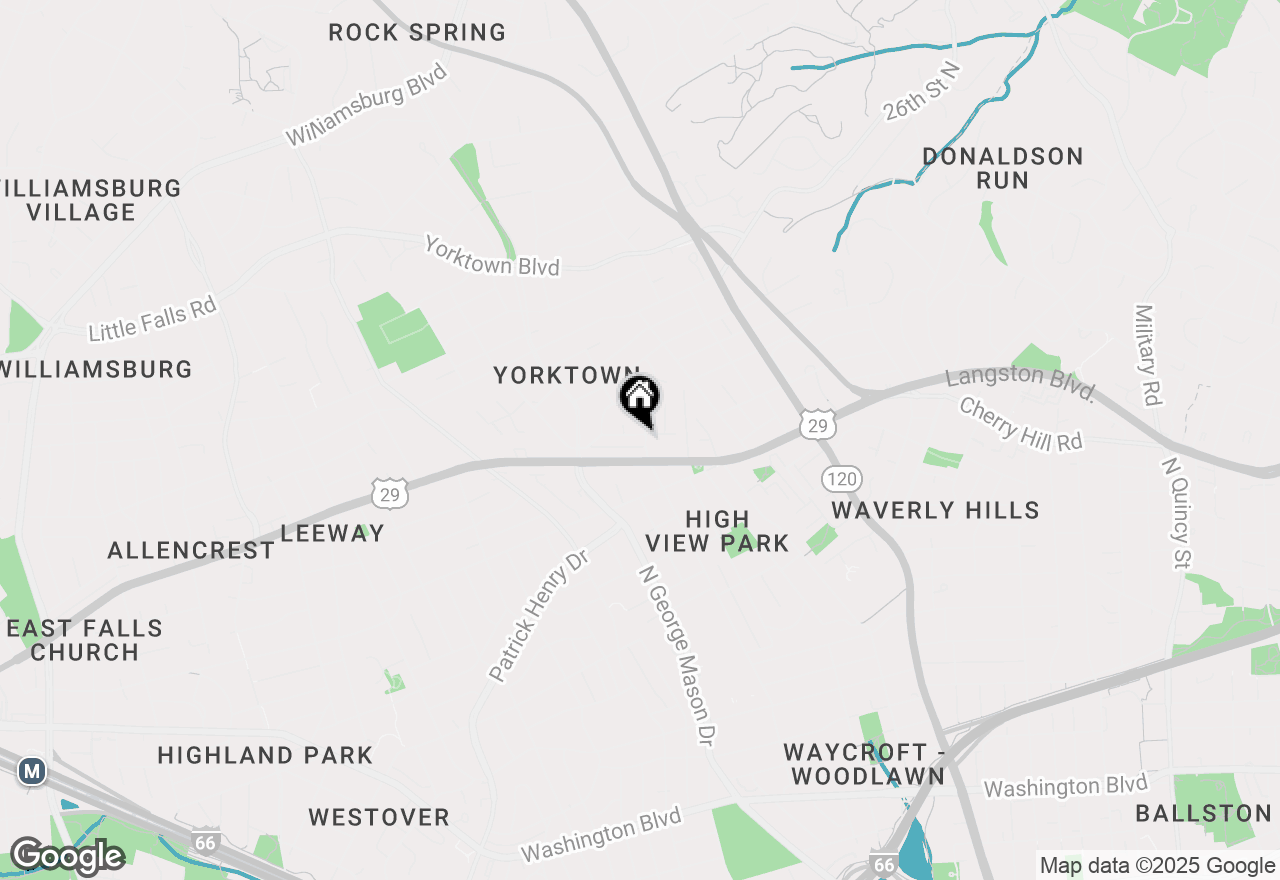 Map of 5100 23rd Road N, Arlington, VA 22207