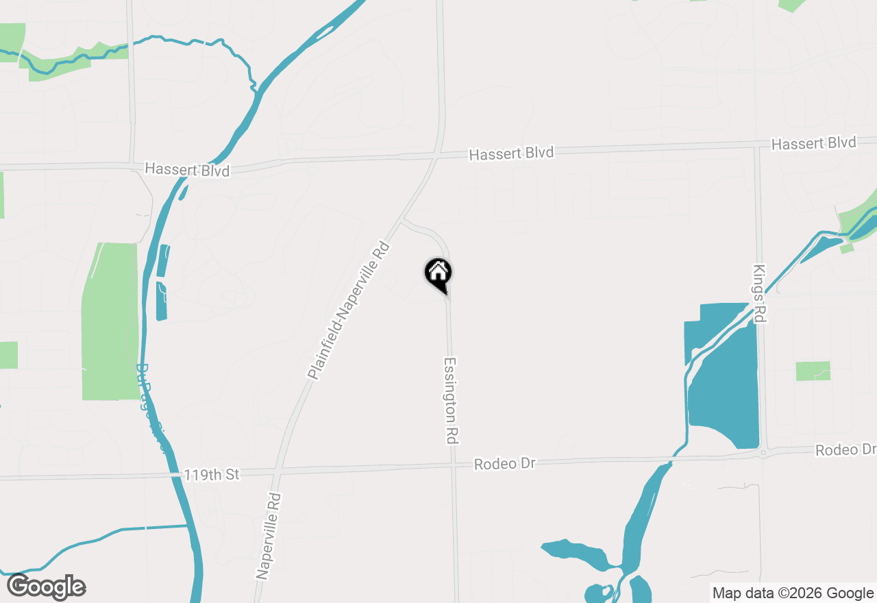 Map of 2267 Ryegrass Lane, Bolingbrook, IL 60490