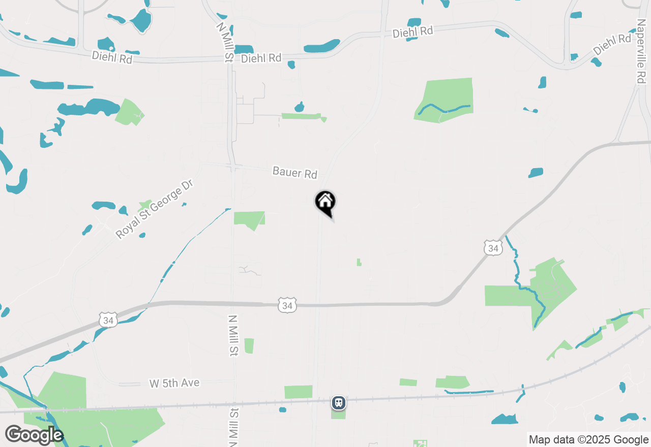 Map of 1229 Suffolk Street, Naperville, IL 60563