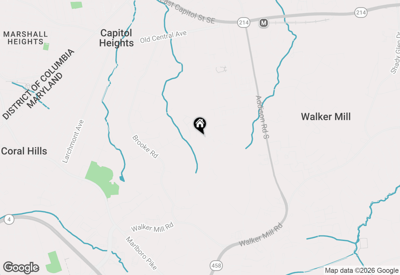 Map of 1101 Dutton Way, Capitol Heights, MD 20743