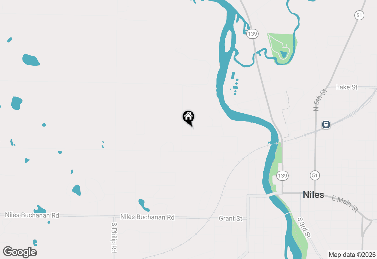 Map of 917 Kensington Drive, Niles, MI 49120