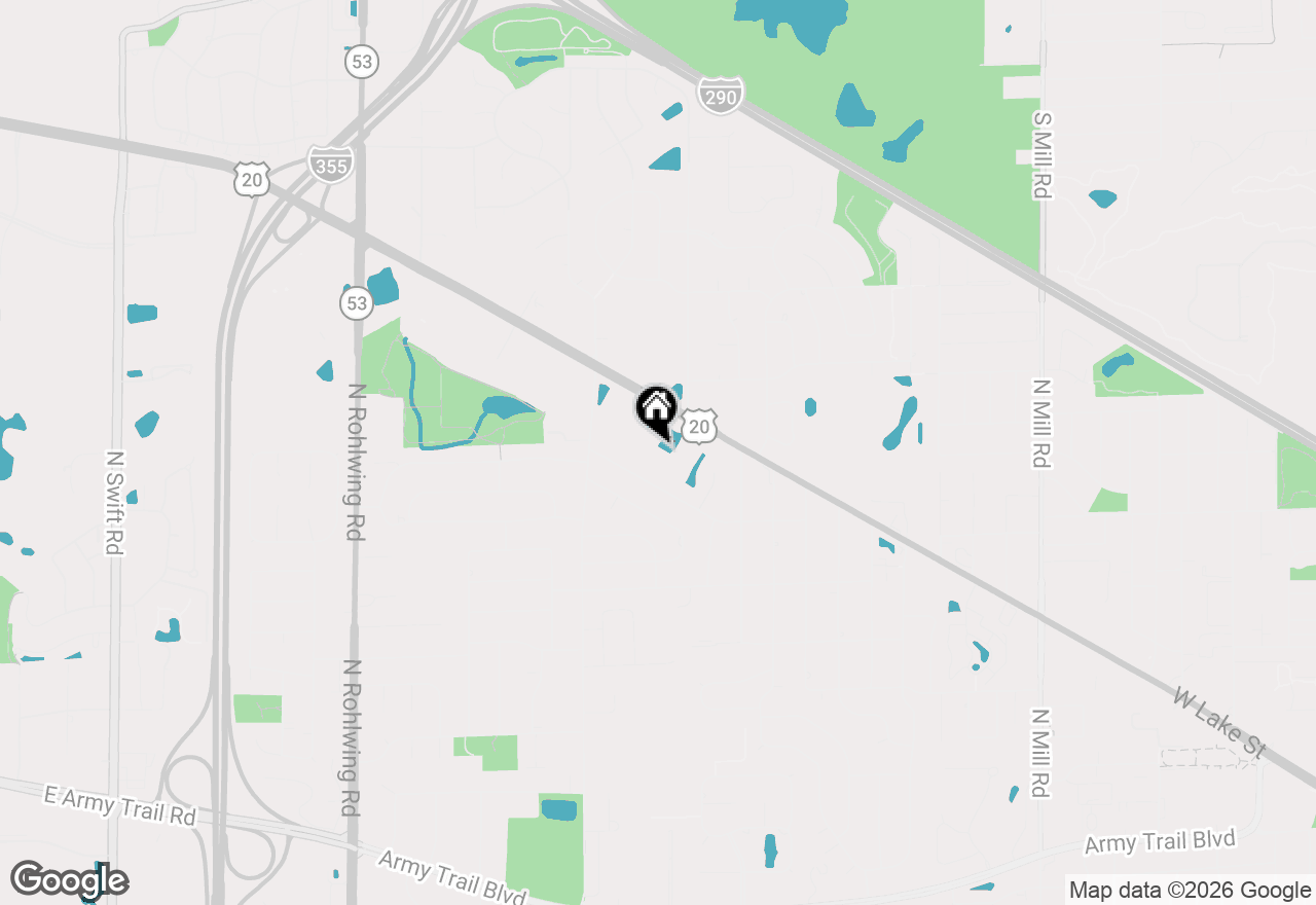 Map of 1299 W Lake Street #306, Addison, IL 60101