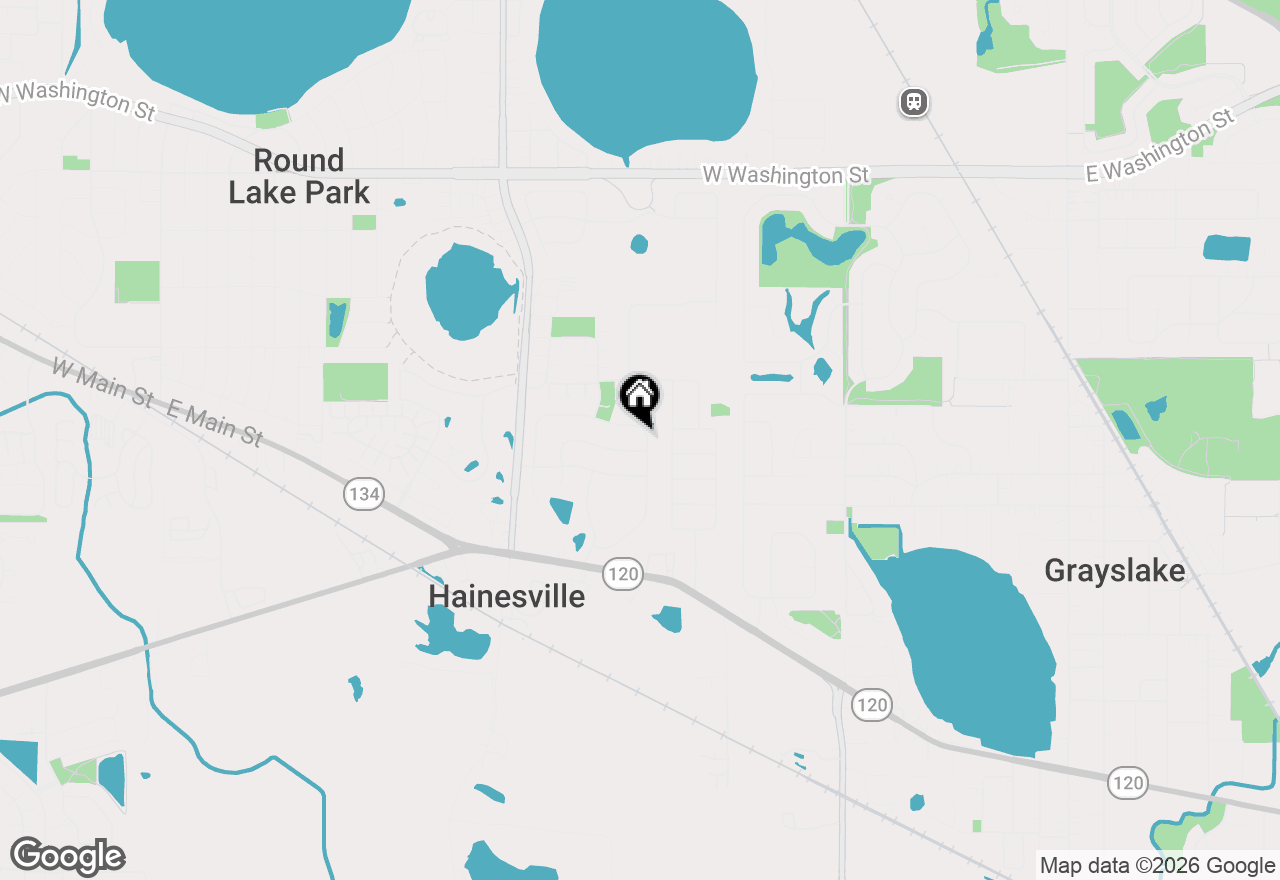 Map of 186 N Brittany Lane, Hainesville, IL 60030