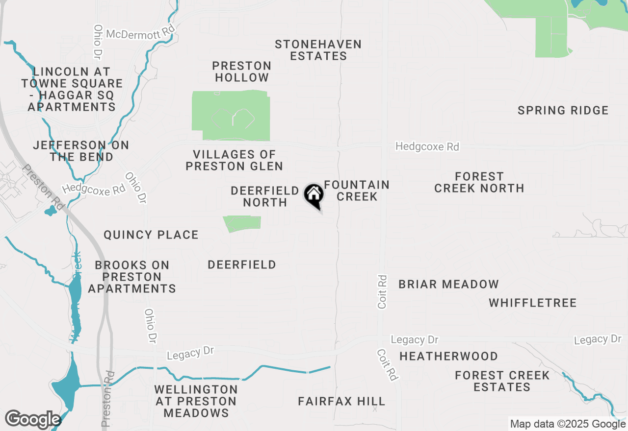 Map of 4340 Cutter Springs Court, Plano, TX 75024
