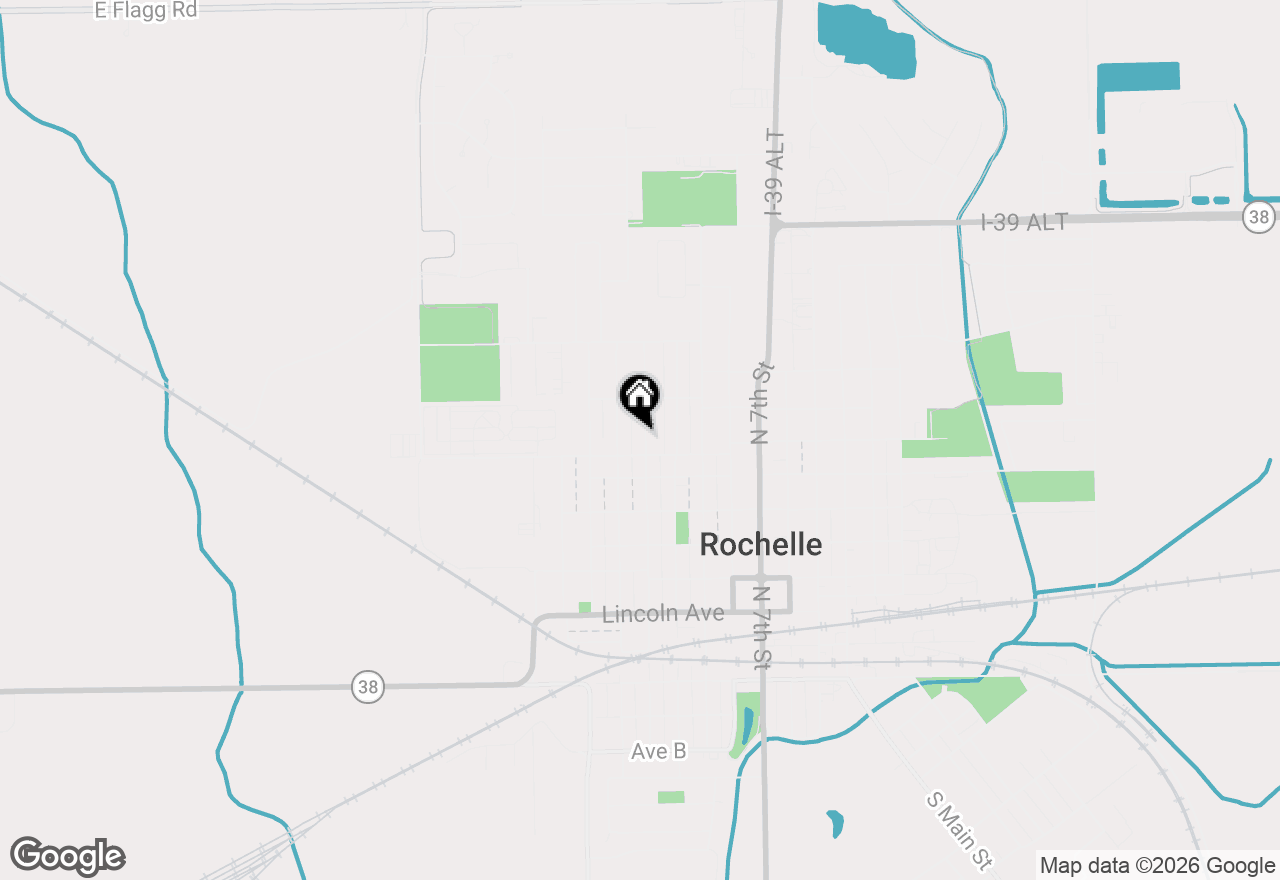 Map of 816 N 11th Street, Rochelle, IL 61068