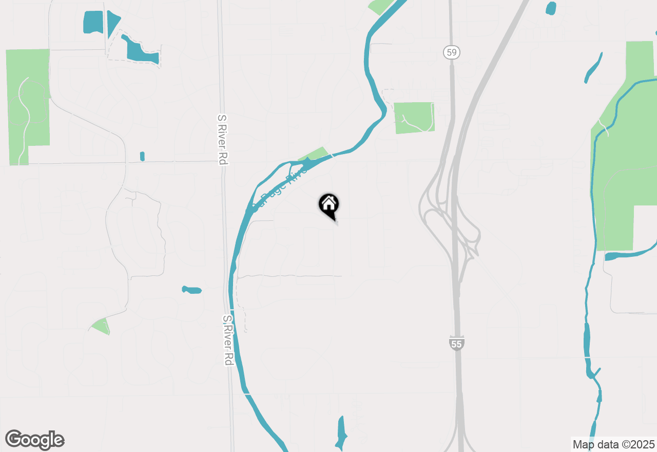 Map of 20914 Lakewoods Lane, Shorewood, IL 60404