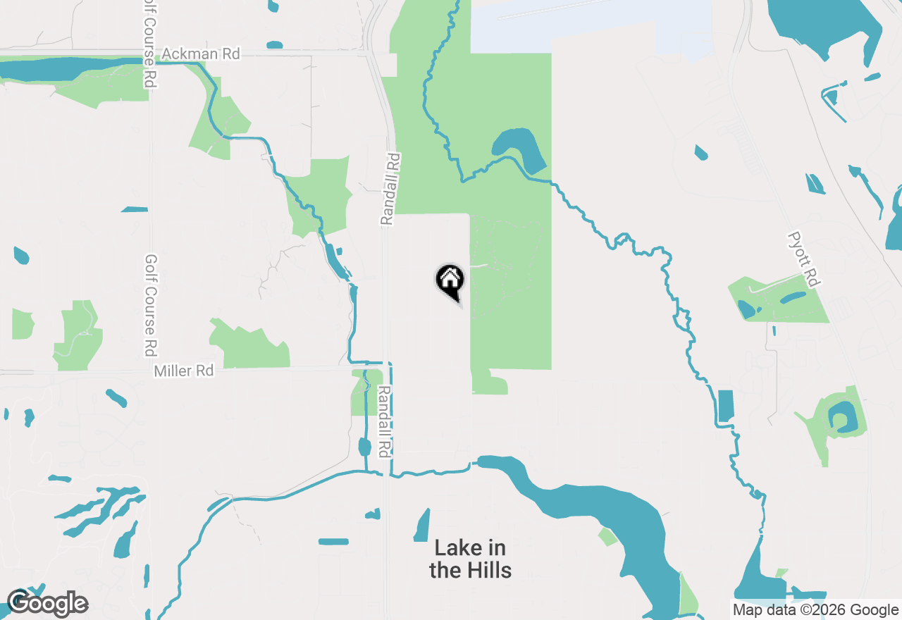 Map of 1417 Adams Street, Lake In The Hills, IL 60156