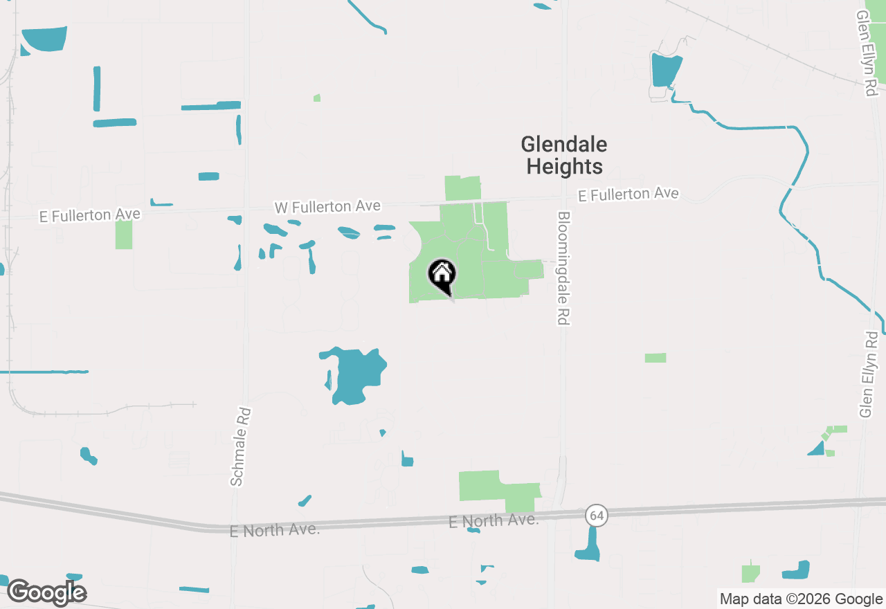 Map of 46 Joseph Lane, Glendale Heights, IL 60139