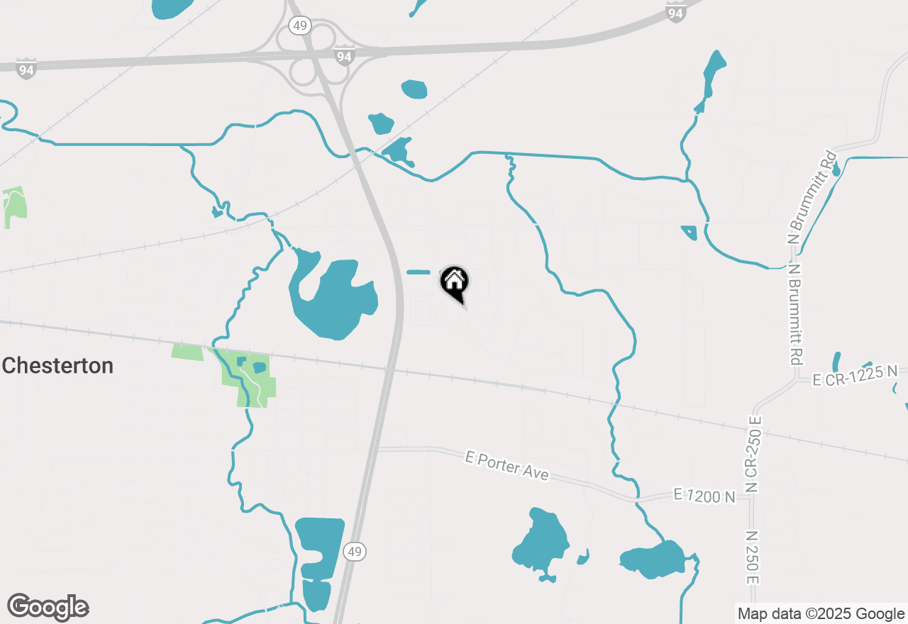 Map of 312 Roberts Road, Chesterton, IN 46304