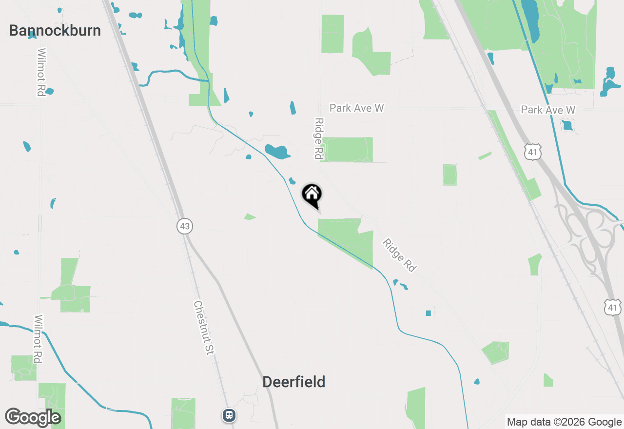 Map of 1600 Ryders Lane, Highland Park, IL 60035
