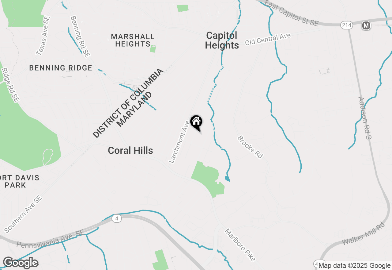 Map of 1104 Nova Avenue, Capitol Heights, MD 20743