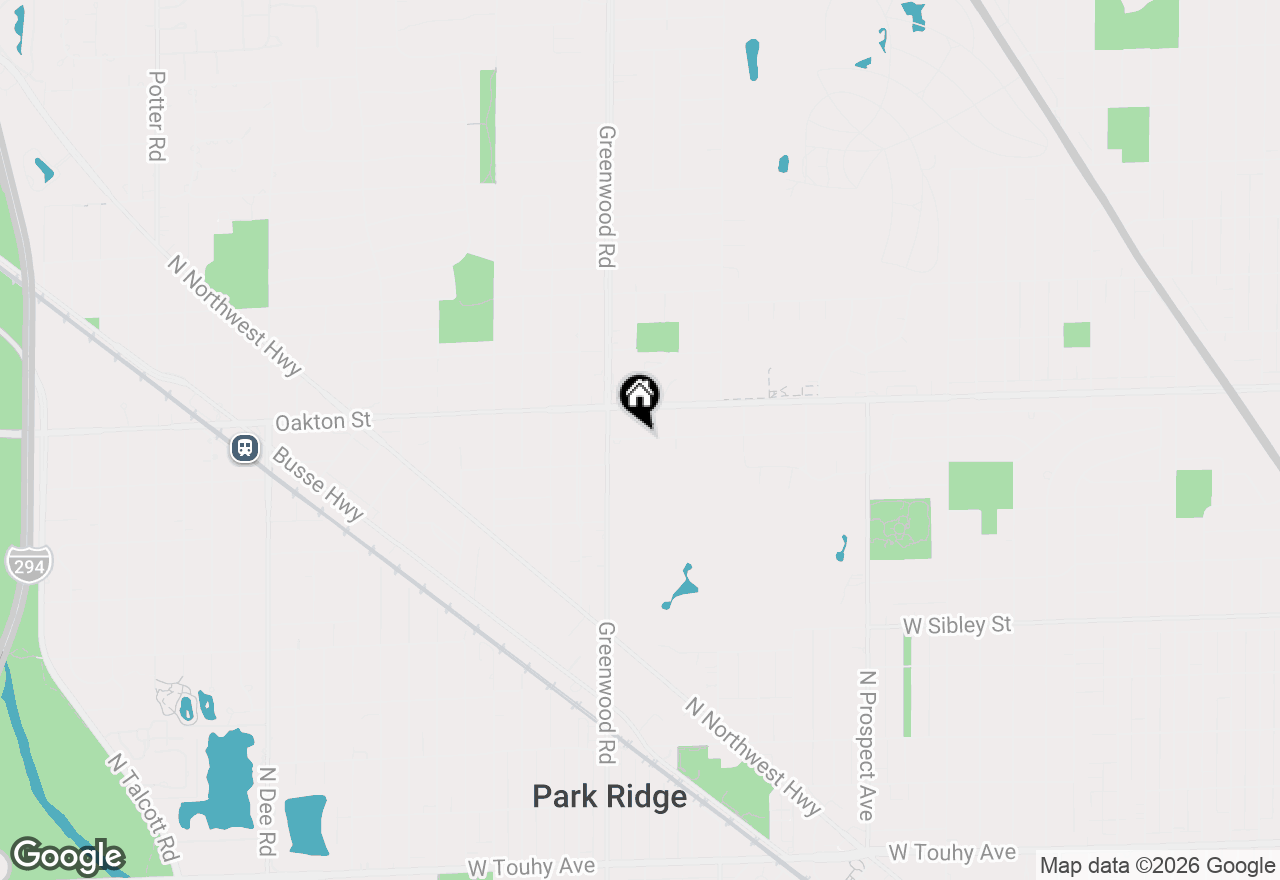 Map of 1109 Austin Avenue, Park Ridge, IL 60068