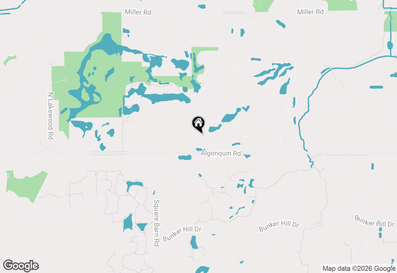 Map of 131 Boulder Drive, Lake In The Hills, IL 60156